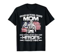 Orgoglioso Guardia Nazionale Mamma Guardia Nazionale Laurea Mamma Maglietta
