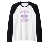 Orgoglioso guerriero della sindrome dello zio di Rett Maglia con Maniche Raglan