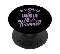 Orgoglioso guerriero della sindrome dello zio di Rett PopSockets PopGrip Adesivo