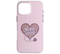 Orgoglioso infermiera SQUAD San Valentino Cuore infermieristica scuola vita ER RN Custodia per iPhone 16 Pro Max