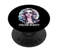 Orgoglioso italiano dicendo per le donne italiane PopSockets PopGrip Adesivo