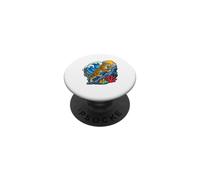 Orgoglioso Leopard Climbing con determinazione PopSockets PopGrip Adesivo