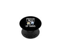 Orgoglioso Mamma Di Fantastici Gemelli Incinta Due Babys Madre PopSockets PopGrip Adesivo