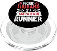 Orgoglioso marito di un maratoneta. Marito divertente PopSockets PopGrip per MagSafe