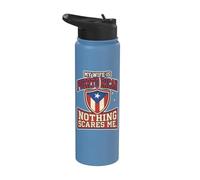 Orgoglioso Marito Mia moglie è portoricano Nulla mi spaventa Stainless Steel Insulated Water Bottle