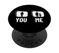 Orgoglioso medico pediatrico divertente uomini pediatra PopSockets PopGrip Adesivo