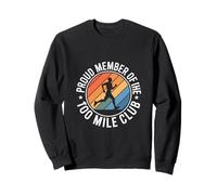 Orgoglioso membro del 100 Mile Club Ultra Run Trail Running Felpa