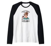 Orgoglioso Membro del We Do Not Care Club Maglia con Maniche Raglan
