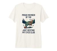 Orgoglioso Membro di The Just Resting My Eyes Club Camping Men Maglietta Premium