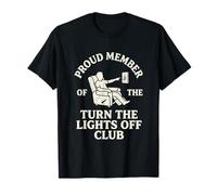 Orgoglioso Membro di Turn The Lights off Club Funny Dad Maglietta