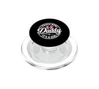 Orgoglioso Nuovo Papà È Una Ragazza Nuovo Papà Figlia Padre Papa PopSockets PopGrip per MagSafe