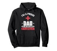 Orgoglioso papà di Un Fantastico Caregiver Cure mediche Felpa con Cappuccio