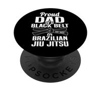 Orgoglioso papà di una cintura nera nel brasiliano Jiu Jitsu est 2025 PopSockets PopGrip Adesivo