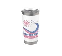 Orgoglioso patriottico Dio benedica i veterani commemorativi dell'America Bicchiere termico in acciaio inox doppia parete