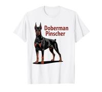 Orgoglioso Proprietario della Razza di Cane Doberman Pinscher Dobie Maglietta