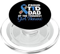 Orgoglioso T1D papà della ragazza più dura che conosco PopSockets PopGrip per MagSafe
