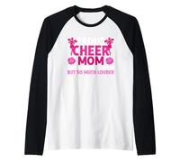 Orgoglioso tifo Mamma Come Una Mamma Normale ma Molto più Forte Madre Maglia con Maniche Raglan
