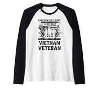 Orgoglioso veterano del Vietnam - La libertà non è gratuita, ho pagato per questo Maglia con Maniche Raglan