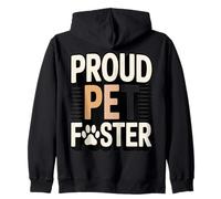 Orgoglioso volontario per Il Salvataggio degli Animali Domestici Felpa con Cappuccio