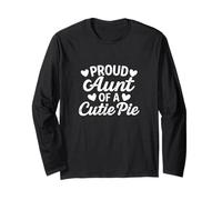 Orgoglioso zia di un cuore Cutie Pie Maglia a Manica
