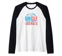 Orgoglioso Zio Conservatore Anti-liberale Maglia con Maniche Raglan