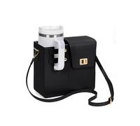 Orgonite Borsa a tracolla portatile per Stanley Sport Borse a tracolla, Stanley Cup Bag Bottiglie d'acqua Borsa per Stanley Cup Accessori, A02 nero, m, Sportivo