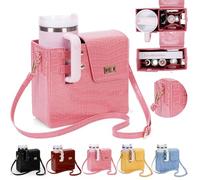 Orgonite Borsa a tracolla portatile Stanley Borsa a tracolla sportiva, Stanley Cup, Borsa per bottiglie d'acqua, Borsa per il trasporto di accessori Stanley Cup, B01 Rosa, 21 x 10 x 23.5 cm, Moderna