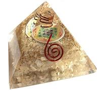 Orgonite piramide fiore della vita pietra di luna (Sta sviluppando intuizione e doni di chiaroveggenza)
