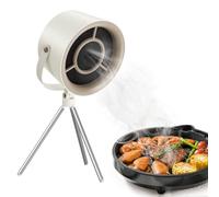 ORIA Aspiratore portatile, cappa aspirante portatile per uso domestico con ventola di scarico a 3 velocità, aspirazione 1200Pa, 5 cuscinetti filtranti, a basso rumore, staccabile, cappa da tavolo per