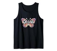Oriana Butterfly - Personalizzato Carino Nome Word Art Canotta