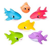 Oriate Giocattoli da Bagno per Neonati, Giocattoli da Bagno senza Foro per Bambini Giocattoli Anti-Muffa per Vasca, Giocattoli da Piscina e Spiaggia per Neonati, Giocattoli Sensoriali Montessori STEM