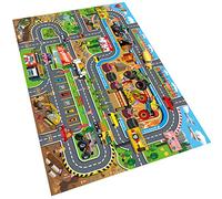 Oriate Tappeto da gioco per bambini, motivo: Monster Truck Attività, multicolore per genitori-figlio, ideale per bambini, per auto Bigfoot, giocattoli per camion di costruzione 552-M