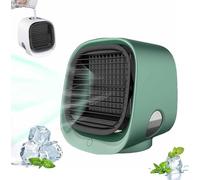 Oribreeze Air Conditioning, Ori Breeze Air Cooler, Oribreeze Portable Air Conditioner,Portable Air Conditioner Fan,New Upgrade Desktop Air Conditioner,for Desktop/Office/Home (Green)