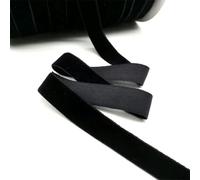 ORICALCHASM Nastro di Velluto, 5 Iarde 6-50mm Nastro di Velluto Nero Bianco Rosso Decorazione for Feste di Nozze Fatto a Mano Fiocco for Capelli Fai da Te(Black,15mm Wide)