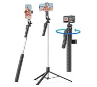 ORICO 190cm Treppiede Bastone Selfie Alluminio 360° Rotante Telecomando | Supporto Inclinabile e Piede Stabile, Ideale per Foto di Gruppo, Riprese a Volo d'Uccello e Vlog