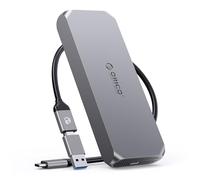 ORICO Alloggiamento SSD da 40 Gbps M2 compatibile con USB4 Thunderbolt 4/3, fino a 3100 MB/s NM2 NVMe adattatore per 2230 2242 2260 2280 (M Key) SSD alloggiamento in alluminio COM2