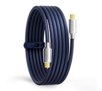 ORICO Auso - Cavo USB-C da 80 Gbps, con ricarica rapida PD 240 W, video 8K60Hz, cavo dati compatibile con Thunderbolt5/4/3 USB4, per iPhone 17/16/15 e MacBook Docking - Blu