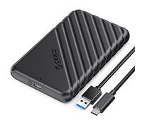 ORICO Case Esterna per HDD/SSD 2,5 pollici SATA, USB 3.1 Gen 1 (6Gbps) fino a 6 TB, Supporta UASP e TRIM, Senza Attrezzi per Unità da 7mm/9,5mm - Nero (25PW1-C)