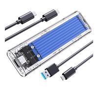 ORICO Case SSD NVMe M.2, USB Adattatore Type-C Enclosure USB3.1 Gen2 10Gbps Tras