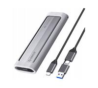 ORICO CUSTODIA DI ARCHIVIAZIONE SSD AXM2-G2-V1 - Grigio, USB-C/USB-A, 10Gb/s, compatibile M.2 NVMe