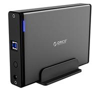 ORICO Custodia Esterna Disco Rigido da 3,5 Pollici con Telaio Rimovibile, USB 3.0 a SATA 3.0 per SATA / HDD / SSD Supporto 16TB e UASP,Viti di Blocco,Alluminio(7688U3)
