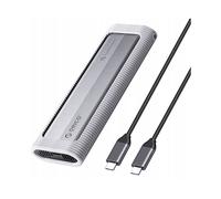 ORICO CUSTODIA ESTERNA PER DISCO M.2 AXM2S-G2 - Grigio, USB-C 10Gb/s, compatibile NVMe/NGFF