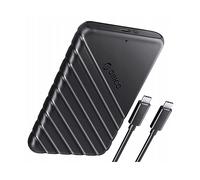 ORICO CUSTODIA ESTERNA PER DISCO RIGIDO/SSD 25PW1C-C3 - Nero, USB-C 3.1, compatibile HDD/SSD 2,5", cavo 0,5m
