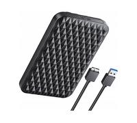 ORICO CUSTODIA ESTERNA PER HARD DISK 2.5 POLLICI 2520U3-V1 - Nero, USB 3.0 Micro-B, compatibile HDD/SSD