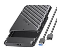 ORICO Custodia Esterna per Hard Disk 2,5 pollici, Case HDD/SSD SATA USB 3.0(6Gbps) compatibile con Unità da 7mm/9,5mm, Supporta UASP e TRIM, Installazione Senza Attrezzi - Nero 25PW1-U3