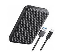 ORICO CUSTODIA ESTERNA PER HARD DISK 2520C3-V1 - Nero, USB-C 5Gb/s, compatibile HDD/SSD 2,5"