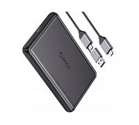 ORICO CUSTODIA ESTERNA PER HARD DISK DDL25-C3 - Nero, USB-C 5Gb/s, compatibile HDD/SSD 2,5"