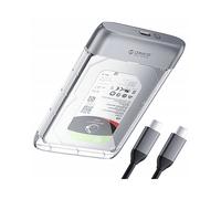 ORICO CUSTODIA ESTERNA PER HARD DISK TX25C3 - Trasparente, USB-C 5Gb/s, compatibile SSD/HDD 2,5"