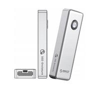 ORICO CUSTODIA ESTERNA PER SSD M.2 NVME OUM2-G20 - Argento, USB-C 3.2 20 Gb/s
