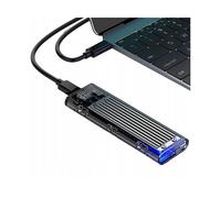 ORICO CUSTODIA ESTERNA PER SSD M.2 NVME QN-415 - Trasparente, USB-C 10Gb/s, compatibile